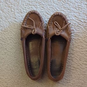 Brown Minnetonka Moccasins
